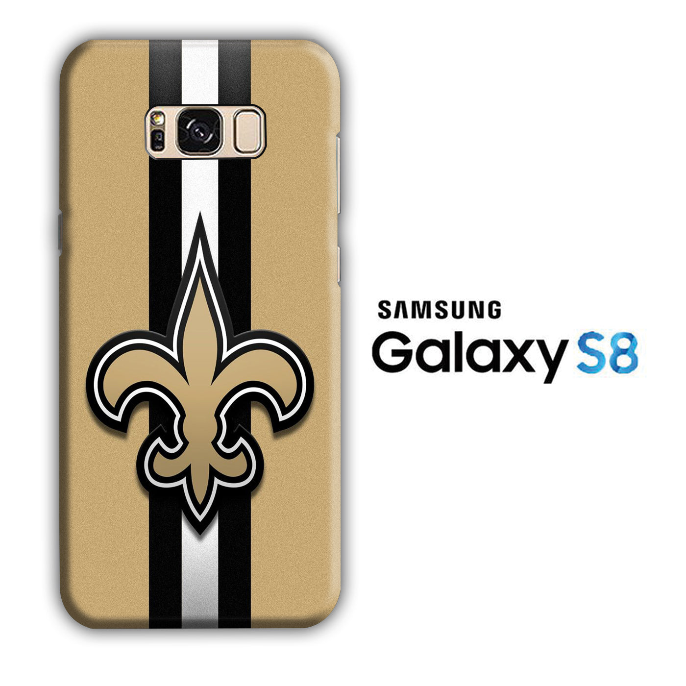 NFL New Orleans Saints 001 Samsung Galaxy S8 3D Case - cleverny