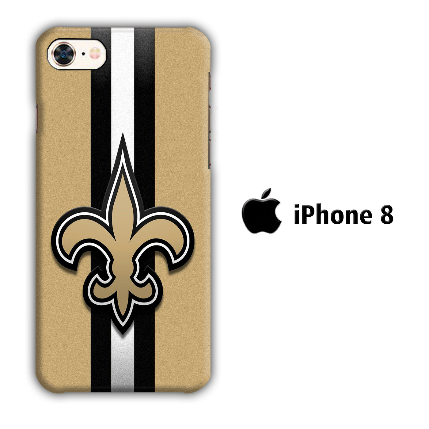 NFL New Orleans Saints 001 iPhone 8 3D Case - cleverny