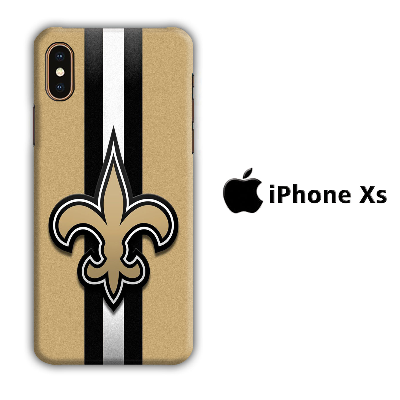 NFL New Orleans Saints 001 iPhone Xs 3D Case - cleverny