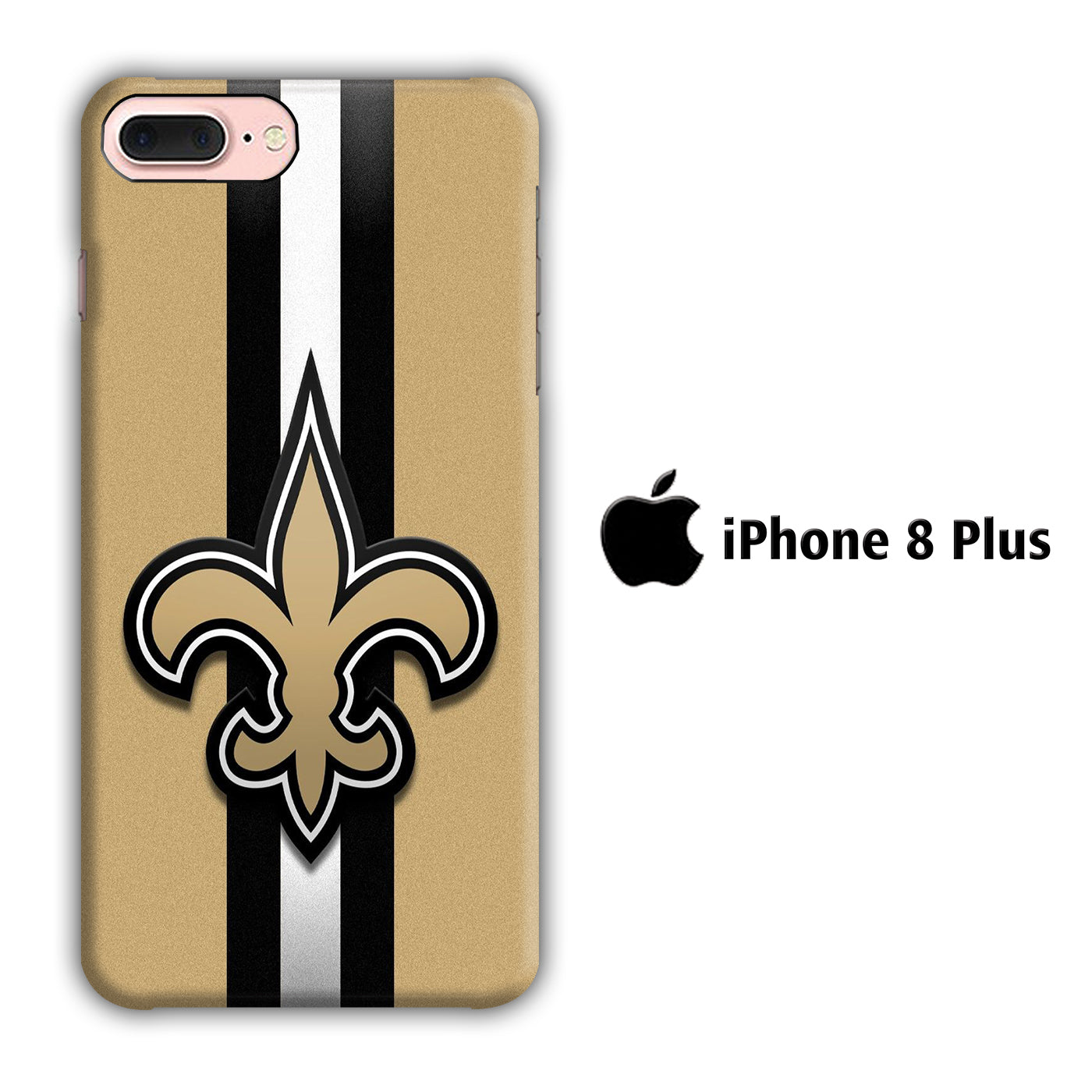 NFL New Orleans Saints 001 iPhone 8 Plus 3D Case - cleverny