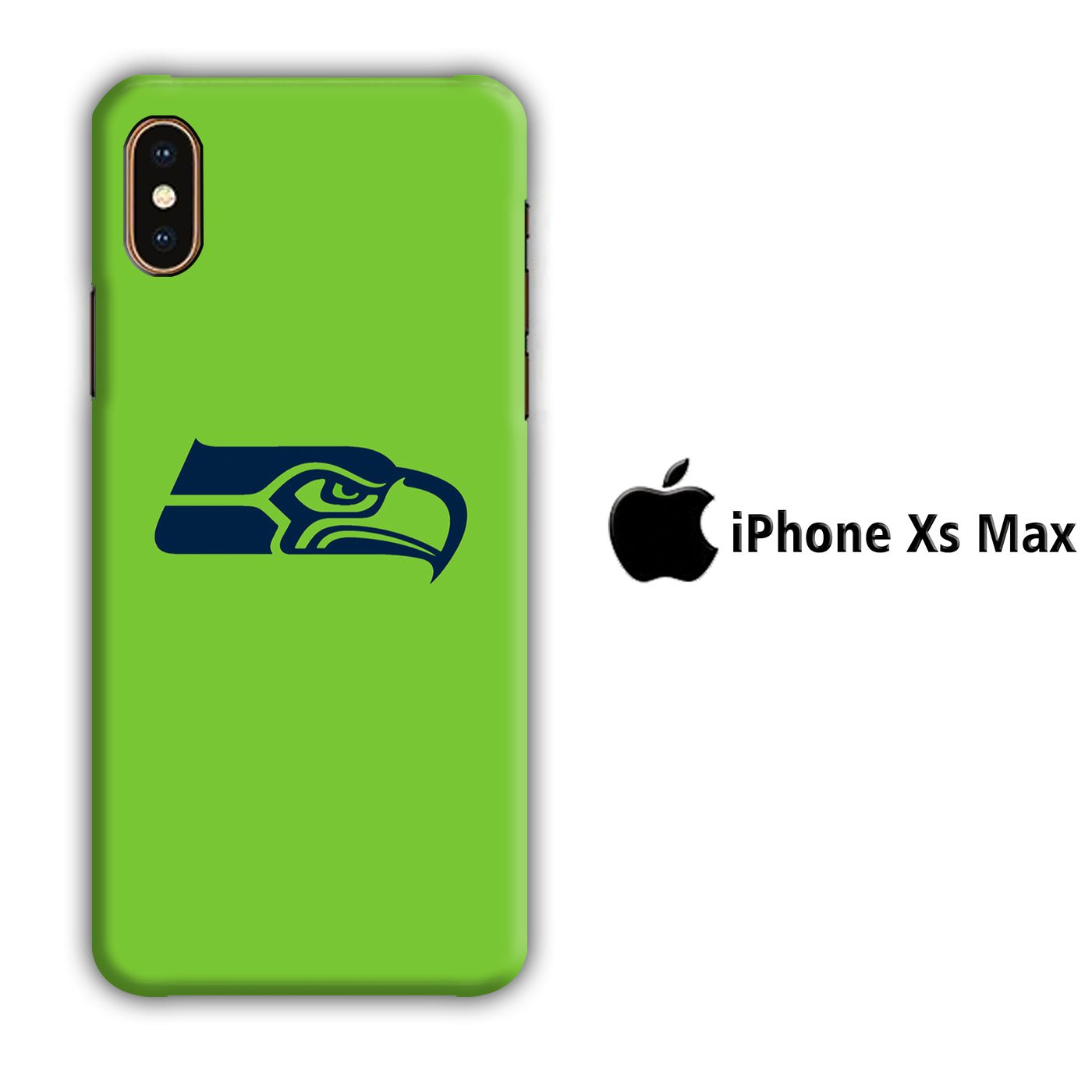 NFL Seattle Seahawks iPhone Xs Max 3D Case - cleverny