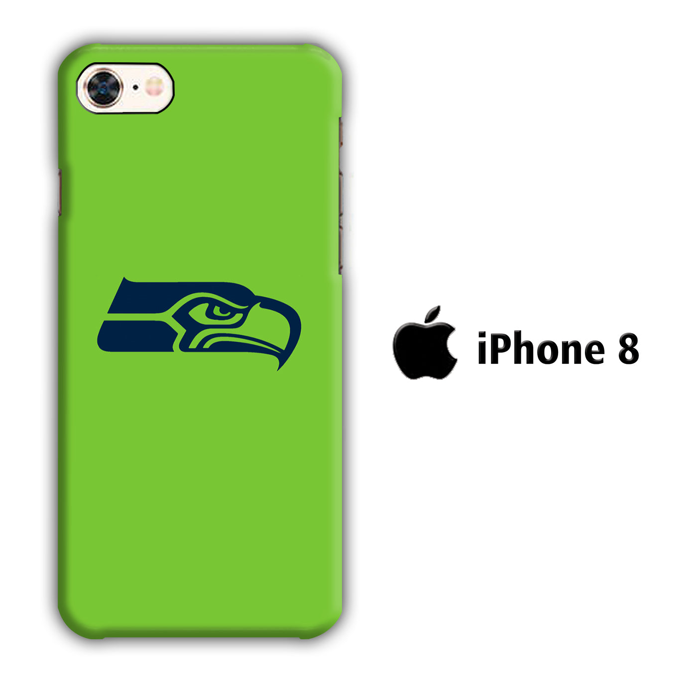 NFL Seattle Seahawks iPhone 8 3D Case - cleverny