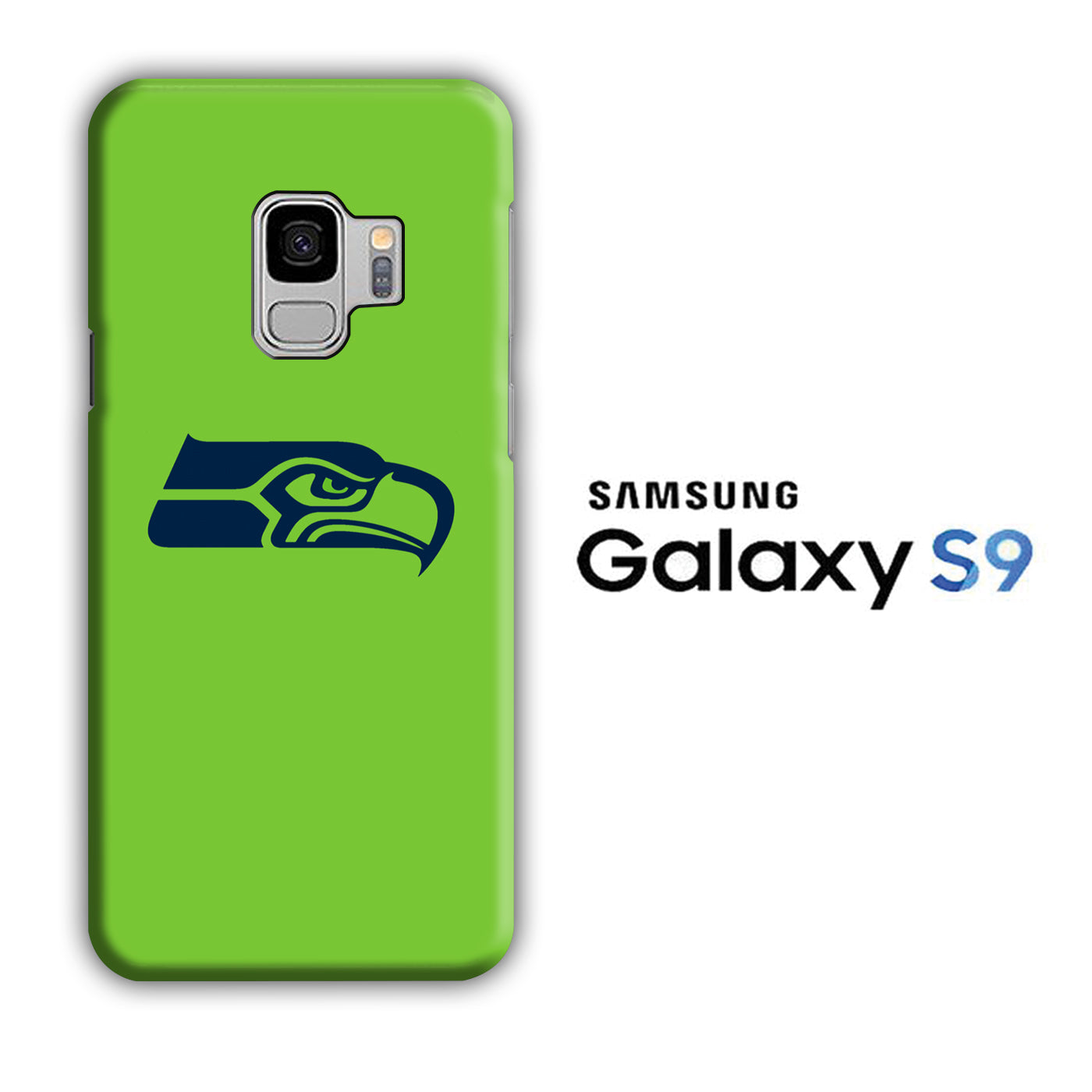 NFL Seattle Seahawks Samsung Galaxy S9 3D Case - cleverny