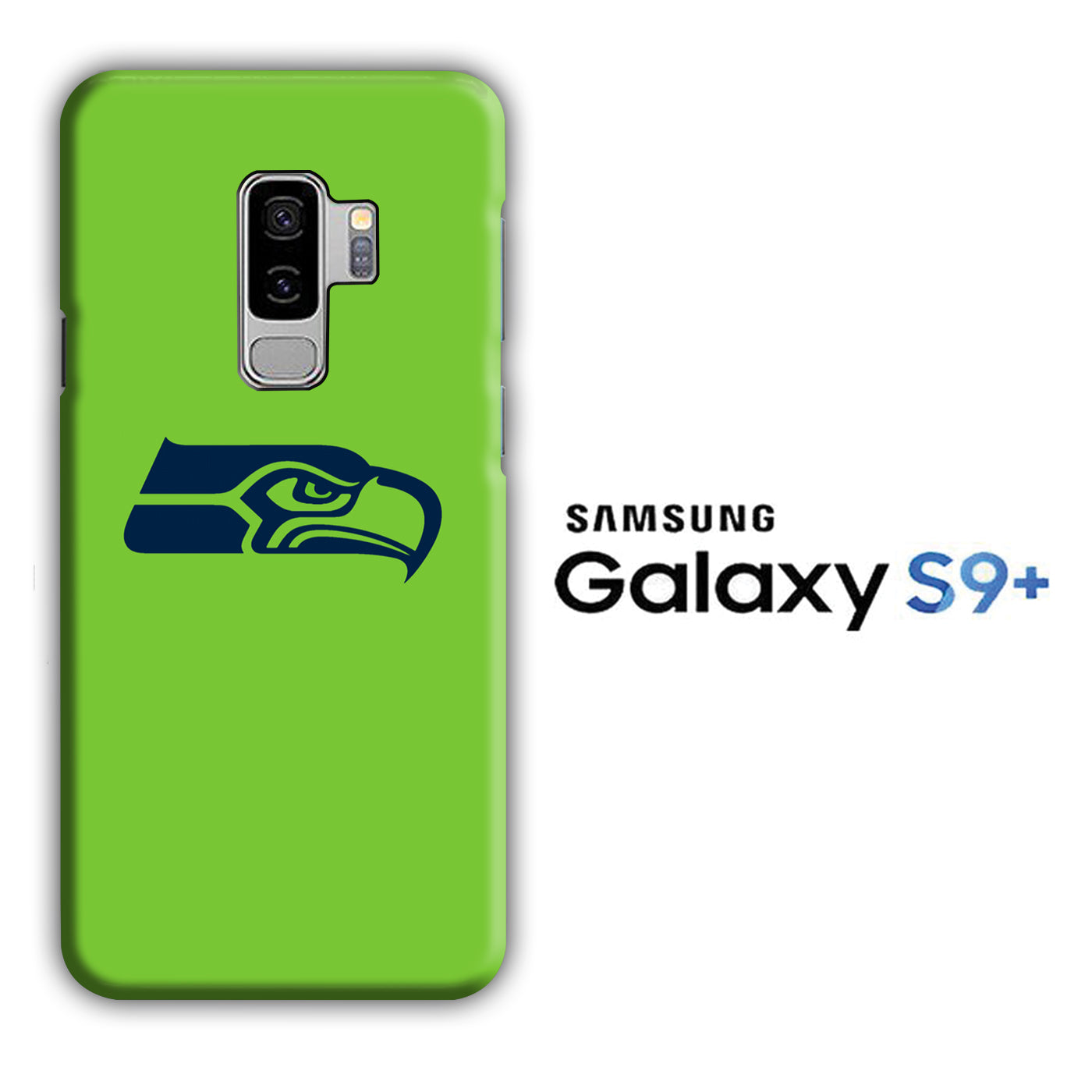 NFL Seattle Seahawks Samsung Galaxy S9 Plus 3D Case - cleverny