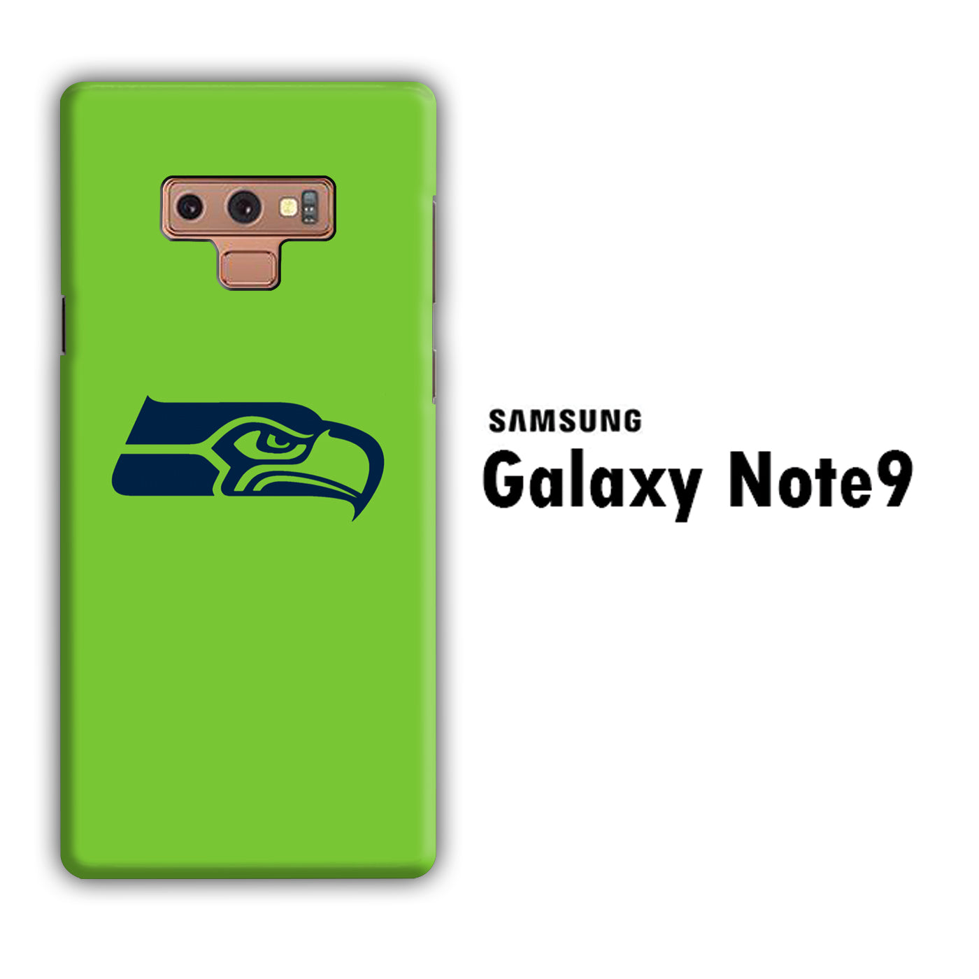 NFL Seattle Seahawks Samsung Galaxy Note 9 3D Case - cleverny