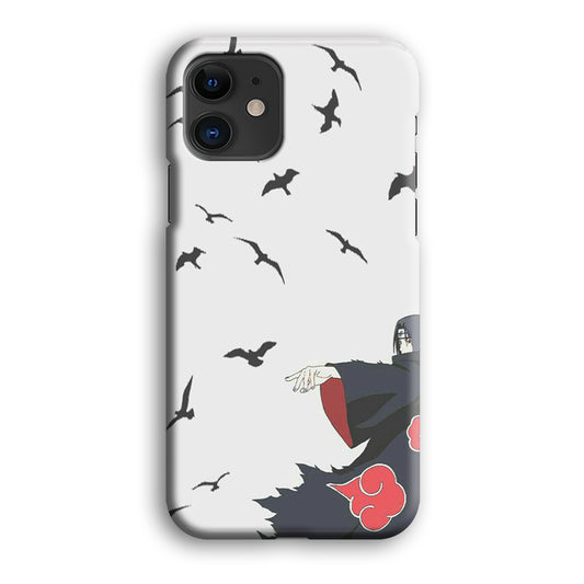 Naruto Itachi Raven iPhone 12 3D Case