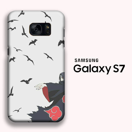 Naruto Itachi Raven Samsung Galaxy S7 3D Case