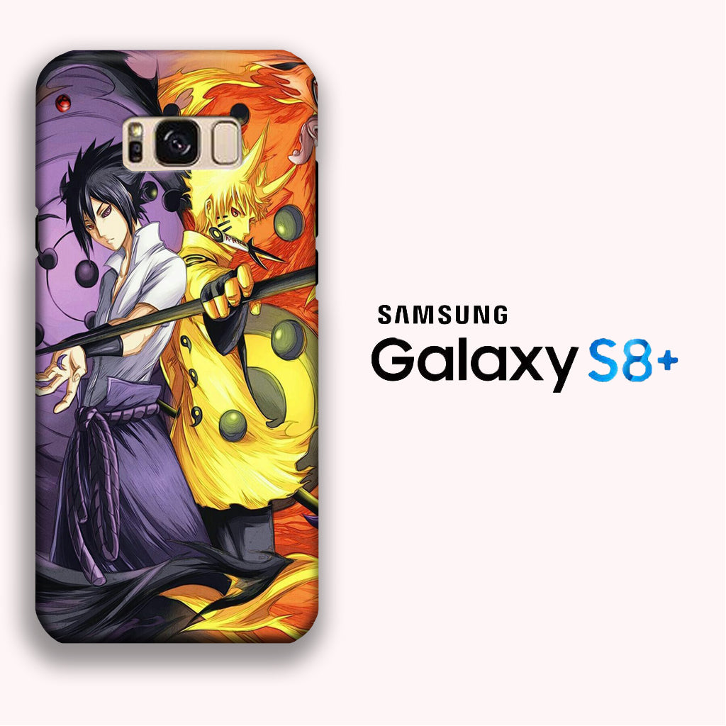 Naruto Sasuke Rinnegan Naruto Rikudou Samsung Galaxy S8 Plus 3D Case