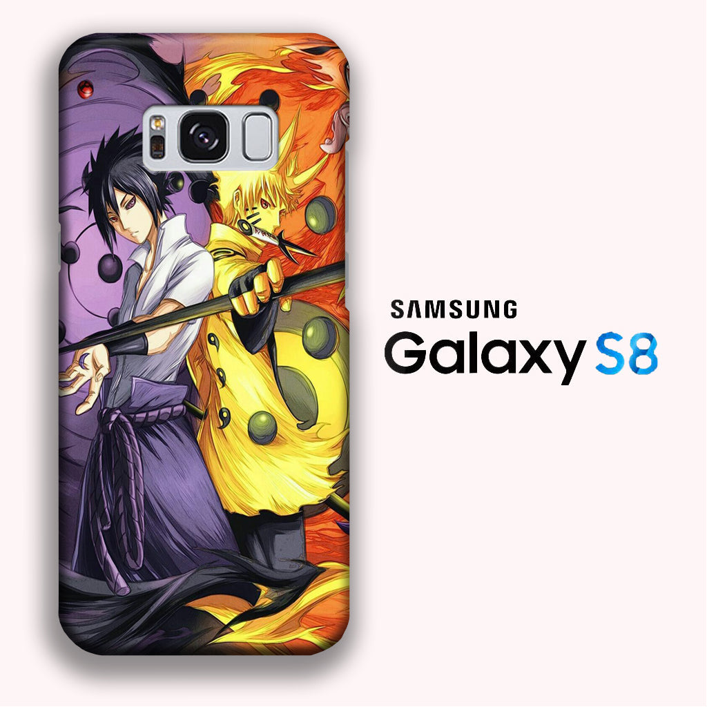 Naruto Sasuke Rinnegan Naruto Rikudou Samsung Galaxy S8 3D Case