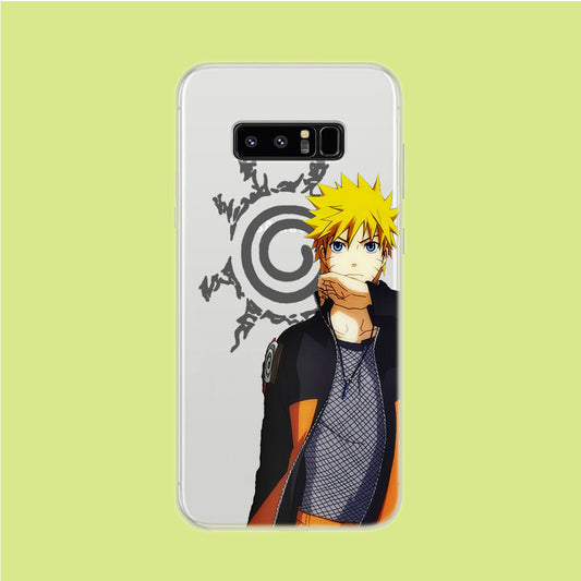 Naruto Seal of Soul Samsung Galaxy Note 8 Clear Case