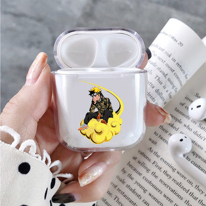 Naruto on Nimbus Cloud Protective Clear Case Cover For Apple Airpods