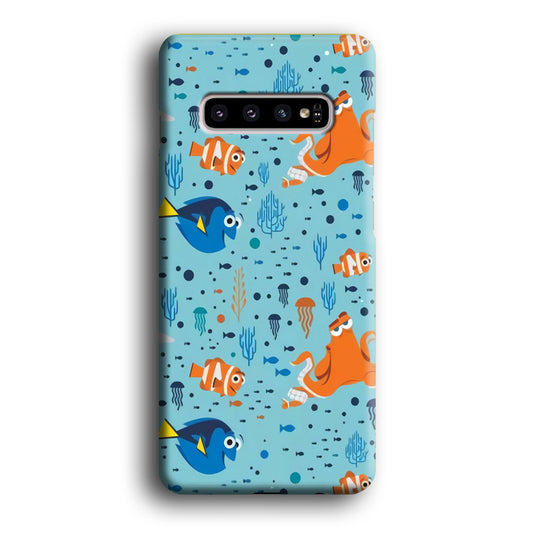 Nemo Art Collage Samsung Galaxy S10 3D Case