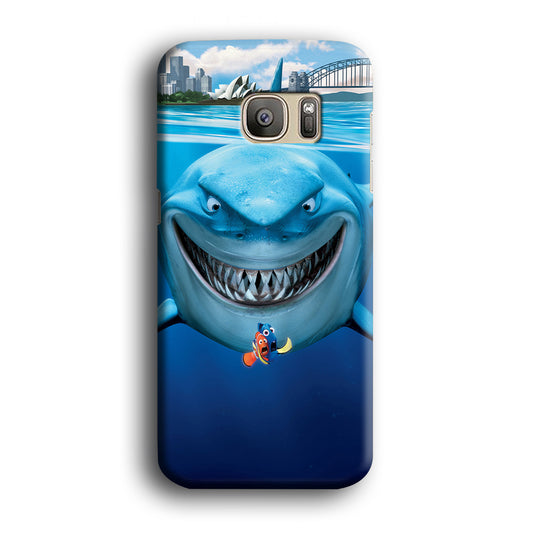 Nemo Bruce The Shark Samsung Galaxy S7 Edge 3D Case
