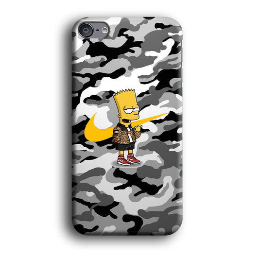 Nike Camo Theme and Bart Code iPod Touch 6 3D Case