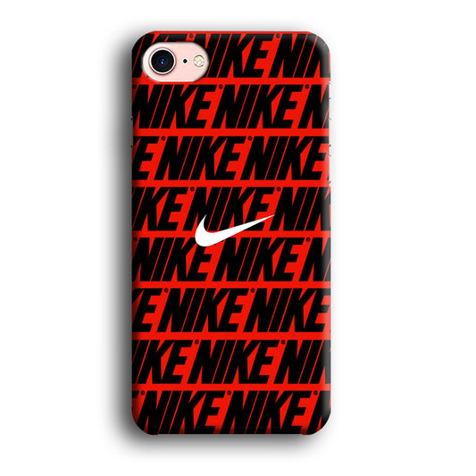 Nike in Red iPhone 8 3D Case