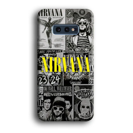 Nirvana Album Collage Samsung Galaxy S10E 3D Case