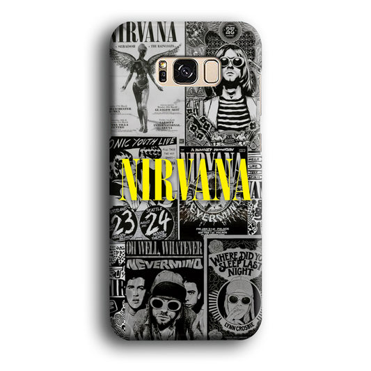 Nirvana Album Collage Samsung Galaxy S8 3D Case