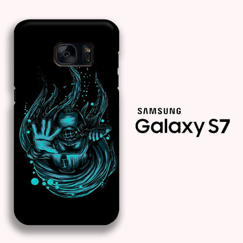 Octopus Catch Samsung Galaxy S7 3D Case