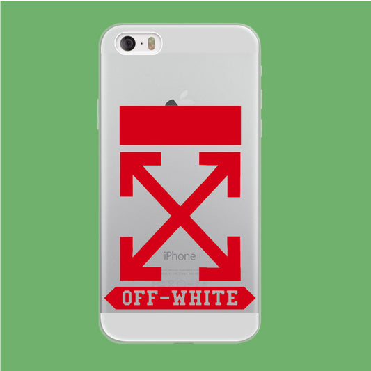 Off White Red Theme iPhone 5 | 5s Clear Case