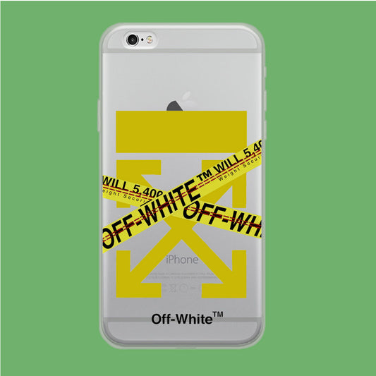 Off White Secure Line iPhone 6 Plus | iPhone 6s Plus Clear Case