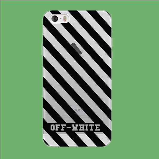 Off White Simple Strip iPhone 5 | 5s Clear Case