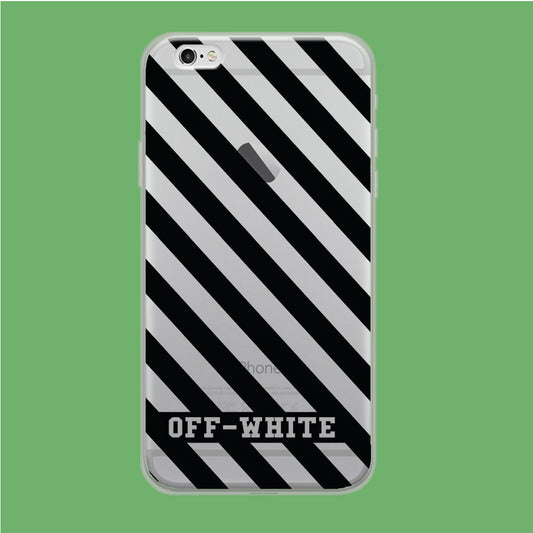 Off White Simple Strip iPhone 6 Plus | iPhone 6s Plus Clear Case