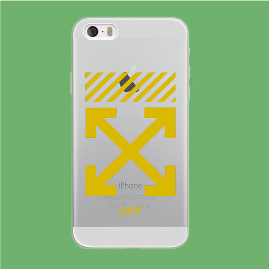 Off White Yellow Flash iPhone 5 | 5s Clear Case