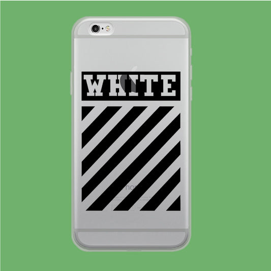 Off White in Black Line iPhone 6 | iPhone 6s Clear Case
