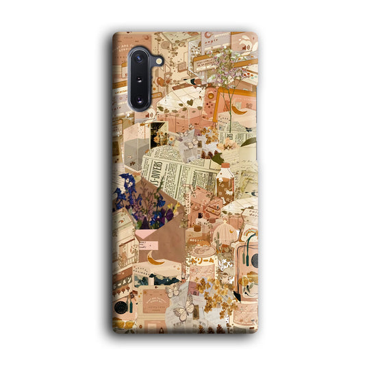 Old Paper Digital News Samsung Galaxy Note 10 3D Case