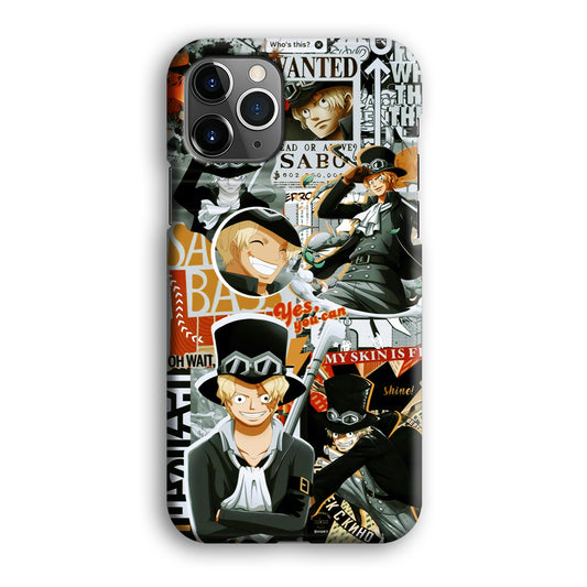 One Piece Sabo in Fire iPhone 12 Pro 3D Case