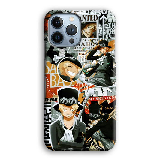 One Piece Sabo in Fire iPhone 13 Pro 3D Case