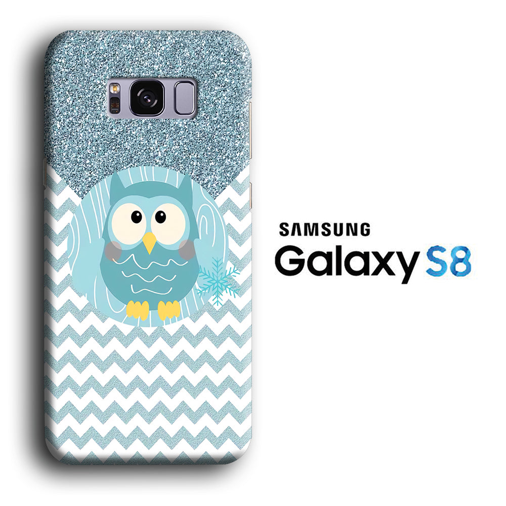 Owl Strip Wall Samsung Galaxy S8 3D Case