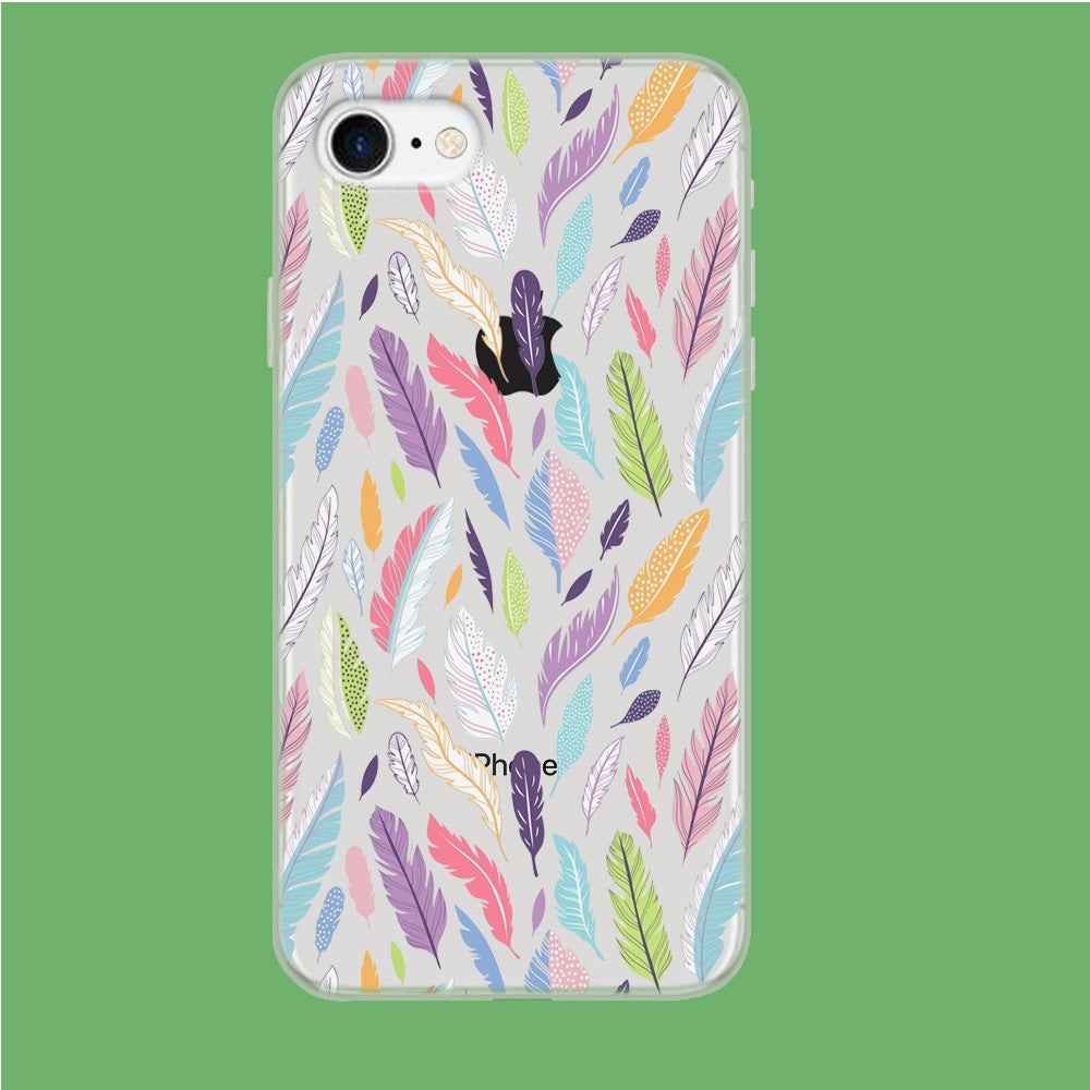 Paradise Feather Drop iPhone 7 Clear Case