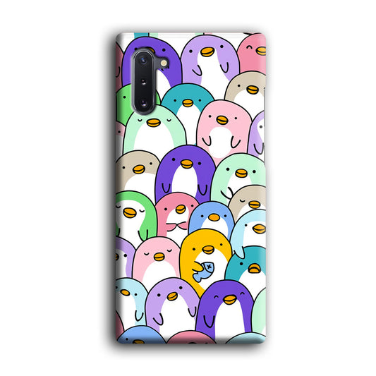 Penguin Doll Patern Samsung Galaxy Note 10 3D Case