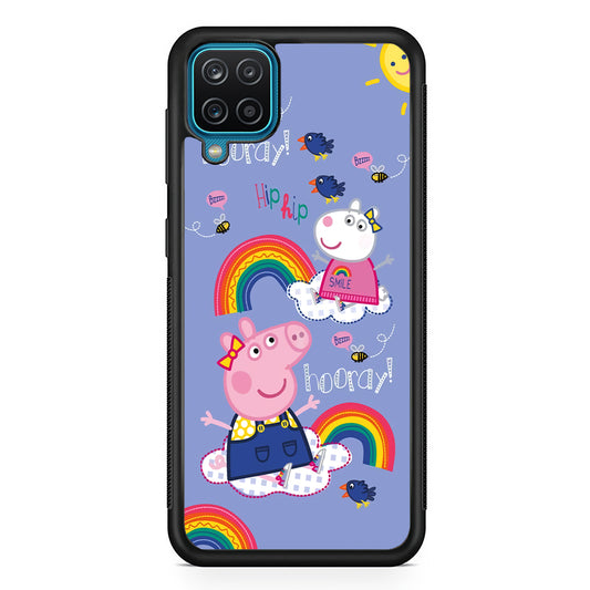 Peppa Pig Rainbow Hip Hop Samsung Galaxy A12 Case