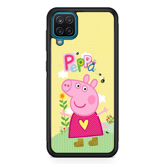 Peppa Pig Sunday Gardening Samsung Galaxy A12 Case