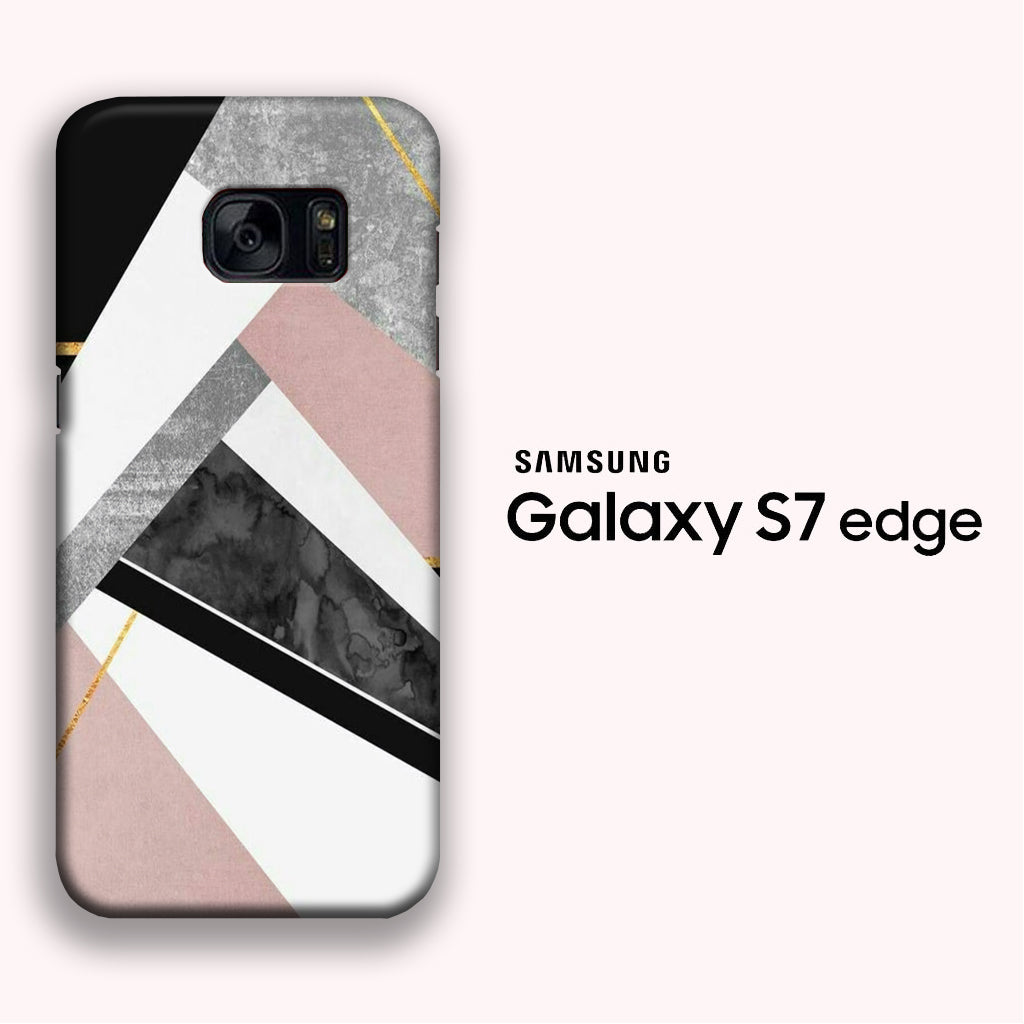 Piece Patern Marble 002 Samsung Galaxy S7 Edge 3D Case