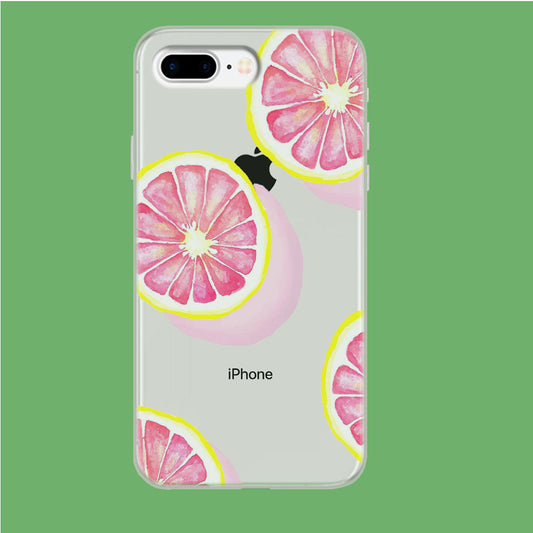 Piece of Pink Citrus iPhone 8 Plus Clear Case