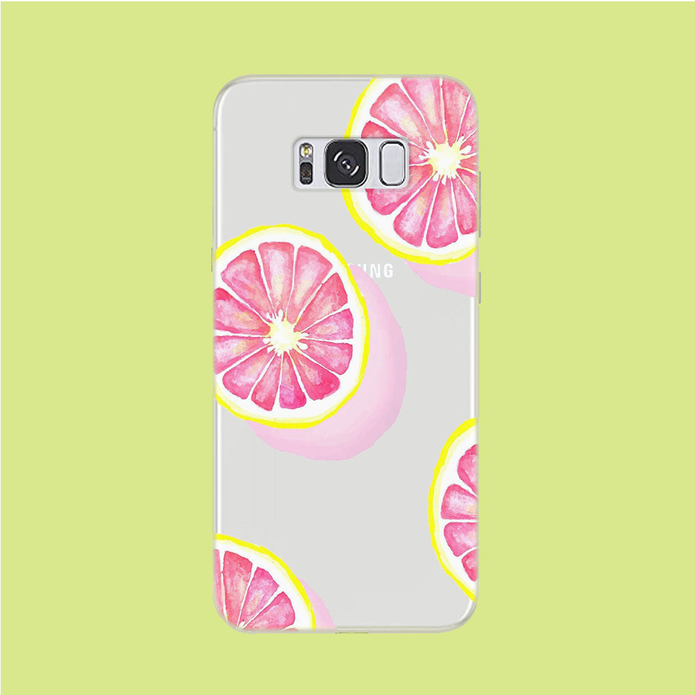 Piece of Pink Citrus Samsung Galaxy S8 Plus Clear Case
