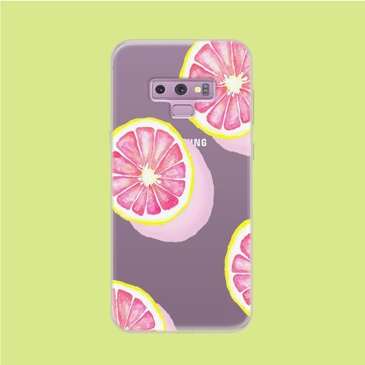 Piece of Pink Citrus Samsung Galaxy Note 9 Clear Case