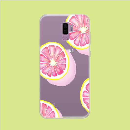 Piece of Pink Citrus Samsung Galaxy S9 Plus Clear Case