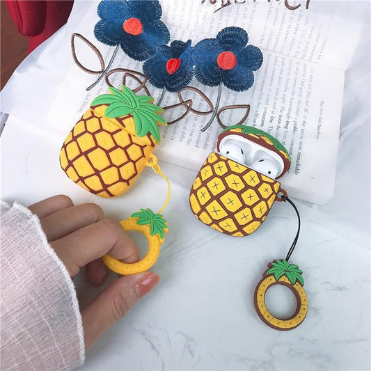 Little Pineapple Silicone Protective Case Cover For Apple Airpods