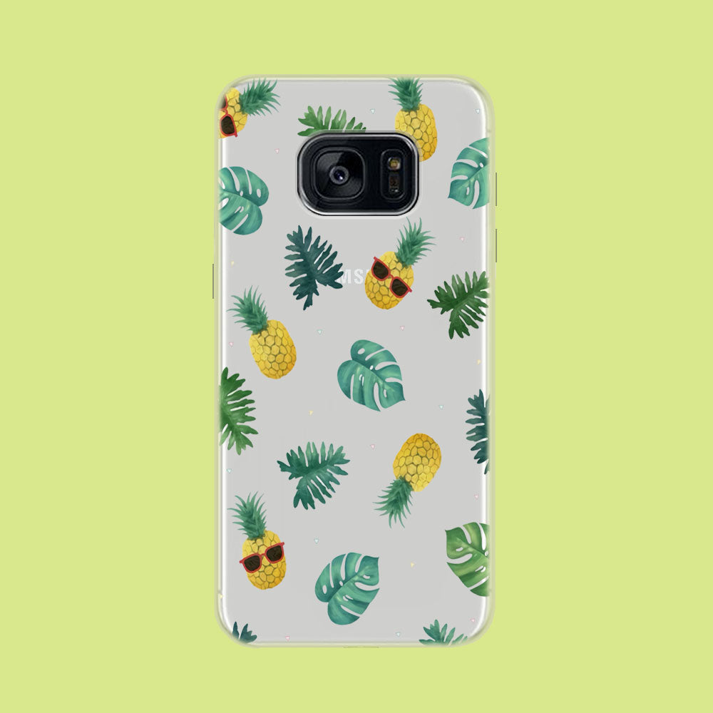Pineapple Forest Samsung Galaxy S7 Clear Case