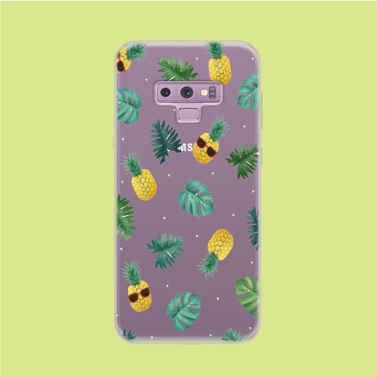 Pineapple Forest Samsung Galaxy Note 9 Clear Case