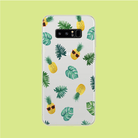 Pineapple Forest Samsung Galaxy Note 8 Clear Case