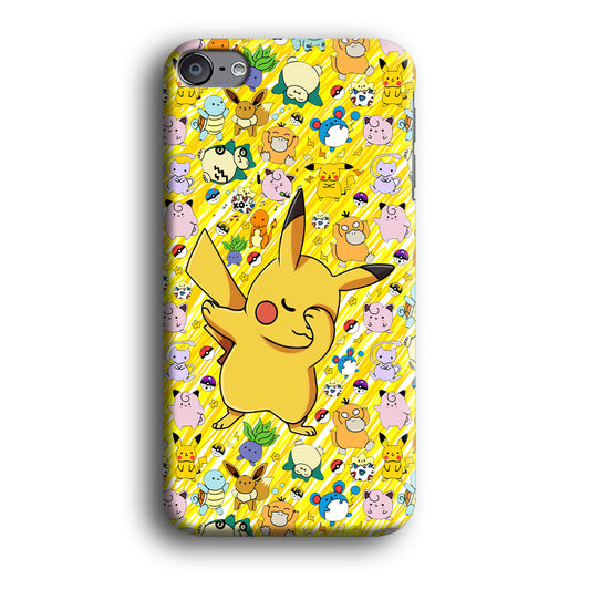 Pokemon Pikachu Celebration iPod Touch 6 3D Case