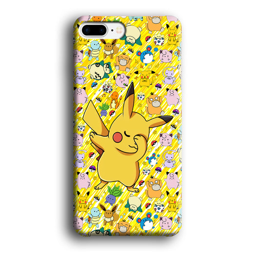 Pokemon Pikachu Celebration iPhone 8 Plus 3D Case