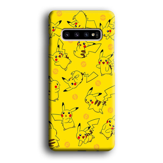 Pokemon Play Cute Samsung Galaxy S10 3D Case