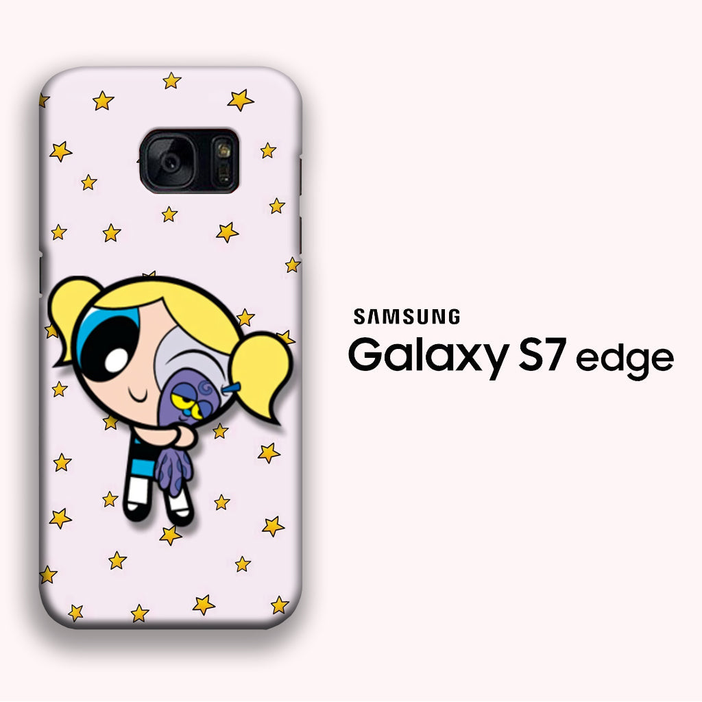 Powerpuff Girls Bubbles Stars Samsung Galaxy S7 Edge 3D Case