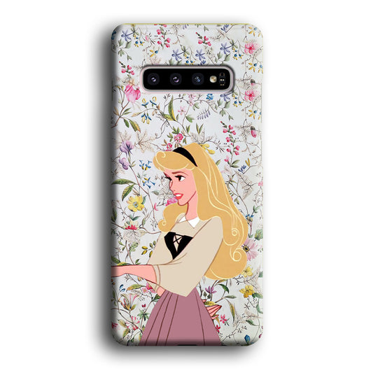 Princess and The Flowers Samsung Galaxy S10 3D Case